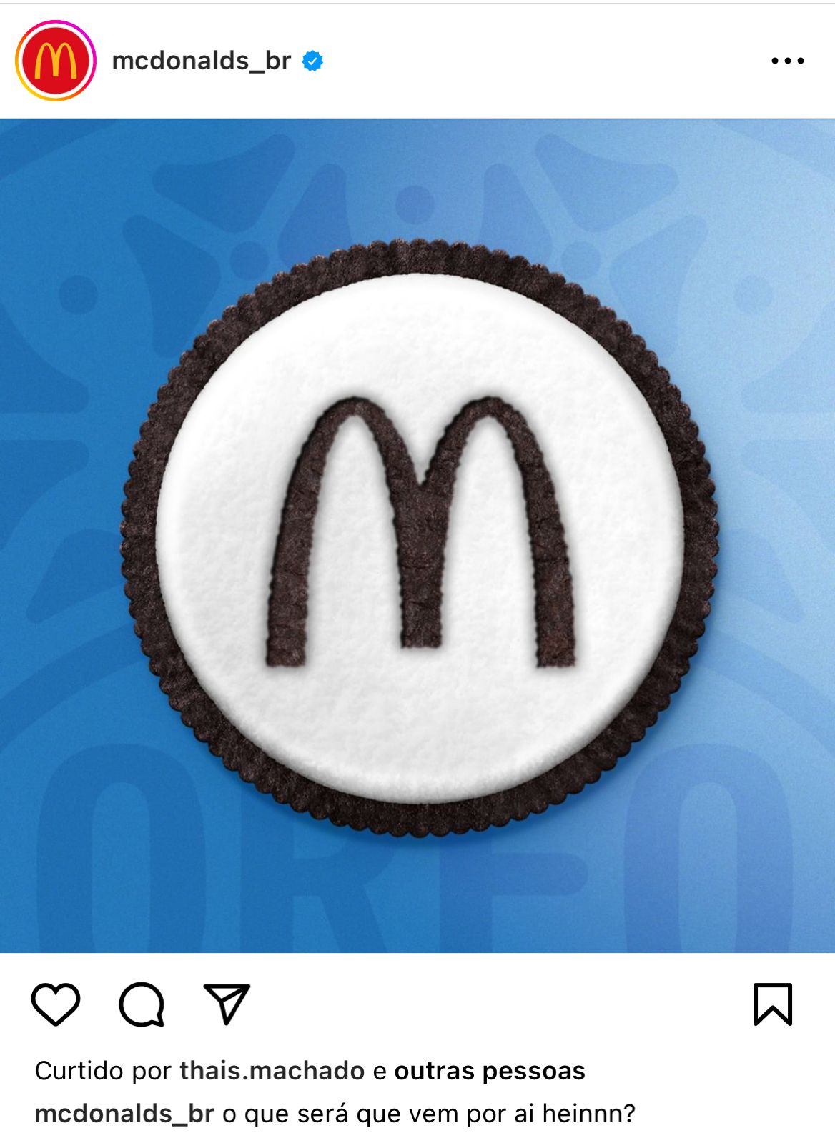 O McDonald's faz comunicado alertando sobre uma novidade, mas os consumidores não gostam muito e se revoltam - Foto Reprodução Instagram