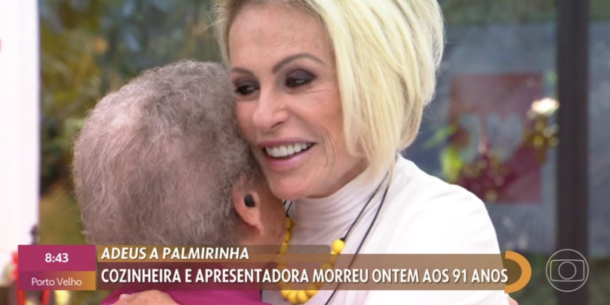 Palmirinha e Ana Maria no Mais Você (Foto: Reprodução / Globo) 