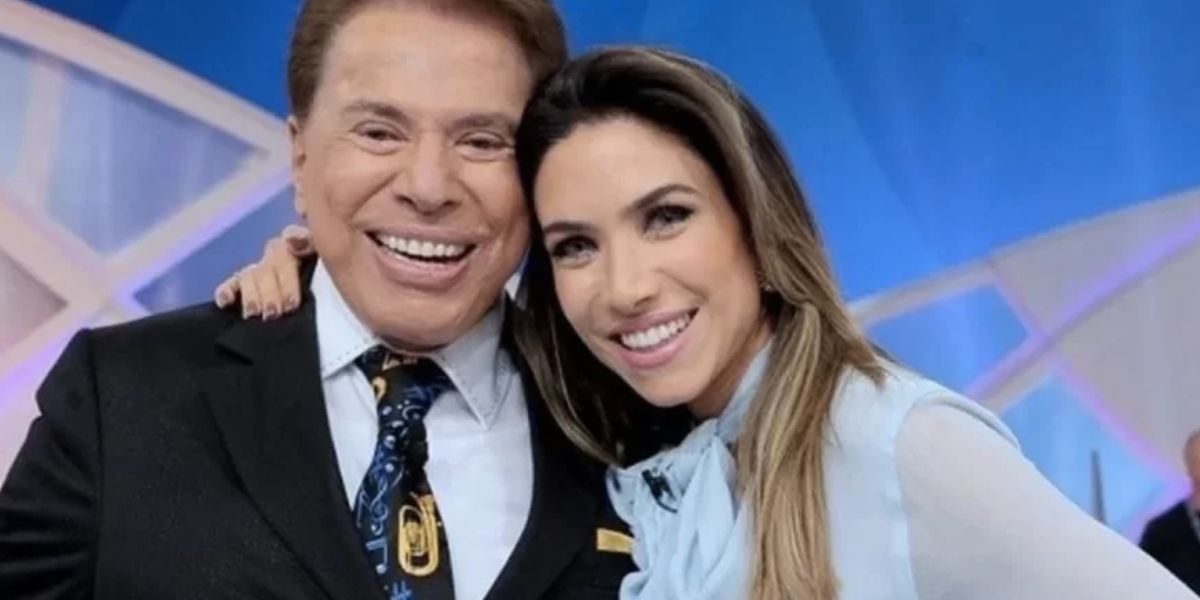 Silvio Santos e Patrícia Abravanel (Foto: SBT)