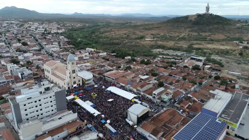 Procissão de Santa Rita de Cássia no ano de 2022 - Foto Reprodução Internet