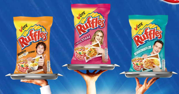 Salgadinho da marca Ruffles, de sabores diferentes - Foto Reprodução Internet