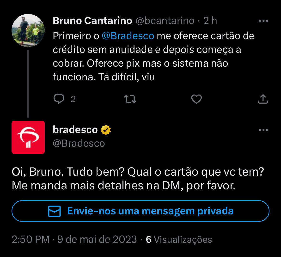 Situação do Bradesco enfurece clientes HOJE (09) - Foto Reprodução Twitter