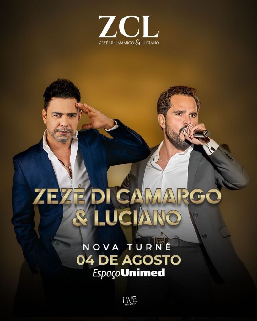 Anúncio da nova turnê da dupla Zezé Di Camargo & Luciano (Foto: Reprodução, Instagram)