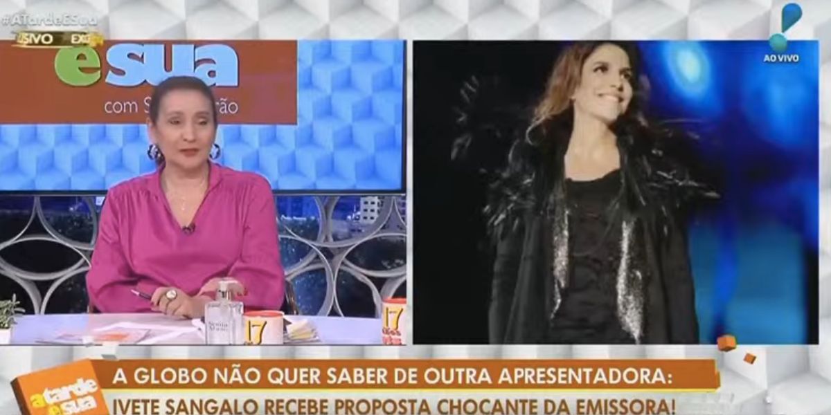 Sonia Abrão fala sobre possível saída de Ivete Sangalo da Globo no A Tarde é Sua (Foto: Reprodução / RedeTV!)