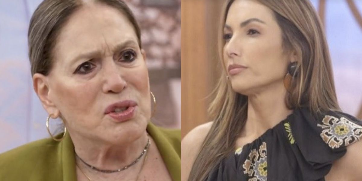 Susana Vieira e Patrícia Poeta no Encontro (Foto: Reprodução / Globo)