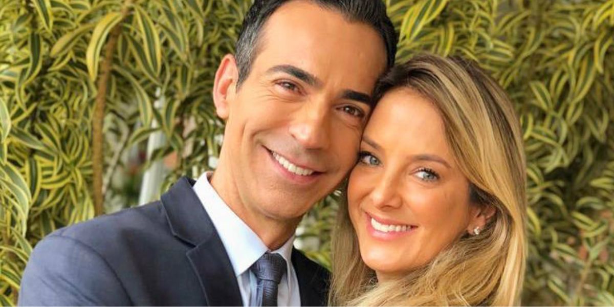 Ticiane Pinheiro e César Tralli - Foto Reproduçãp Redes Sociais