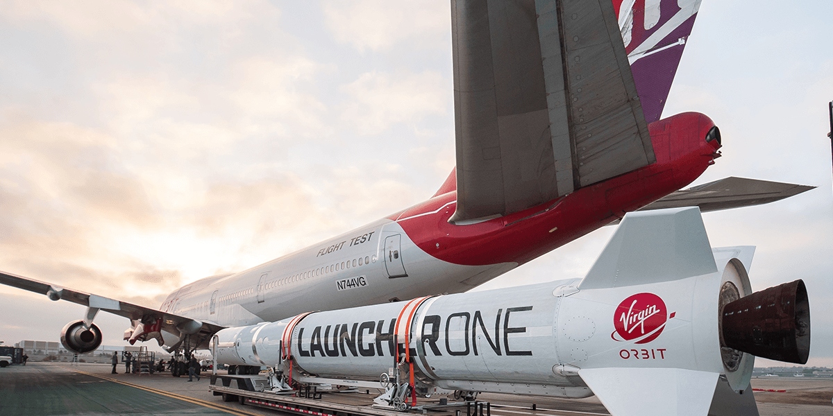 A empresa de foguetes Virgin Orbit vendeu equipamentos (Foto: Divulgação/Virgin)