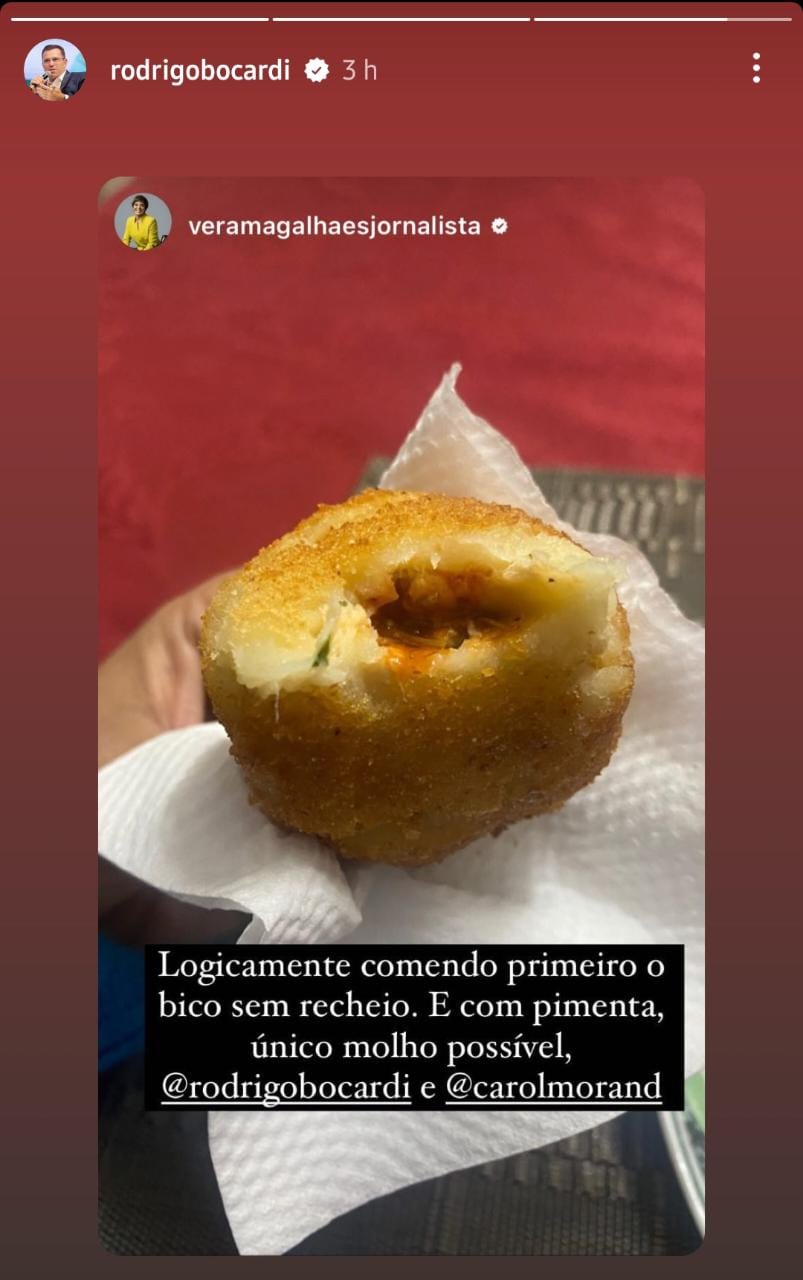 Stories de Vera Magalhães (Foto: Reprodução/ Instagram)