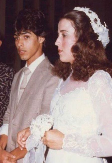 Zilu e Zezé quando se casaram (Foto Reprodução/ Internet)