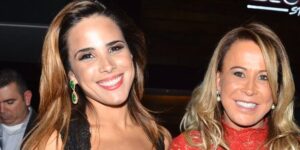 Zilu Godoi e sua filha, a cantora Wanessa Camargo - Foto Reprodução Internet