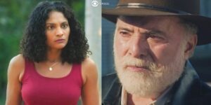 Aline e Antônio em Terra e Paixão (Foto: Reprodução / Globo)