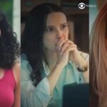 Aline, Lucinda e Cândida em cenas de Terra e Paixão (Foto: Reprodução / Globo / Montagem TV Foco)