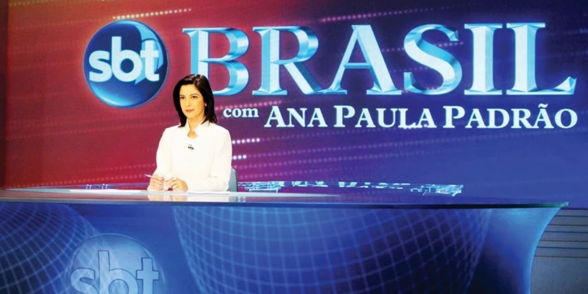 Ana Paula Padrão no "SBT Brasil" (Foto: Divulgação/SBT)