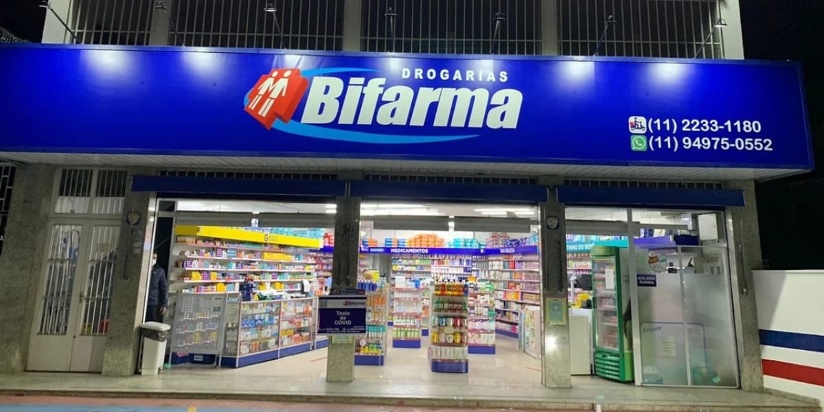 Bifarma contava com 250 lojas espalhados por São Paulo e Minas Gerais (Reprodução: Internet)