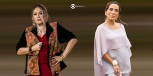 Cândida e Irene em Terra e Paixão (Foto: Reprodução / Globo / Montagem TV Foco)