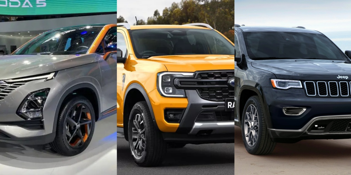 Omoda 5, nova Ford Ranger e Jeep Grand Cherokee - Foto: Reprodução/internet