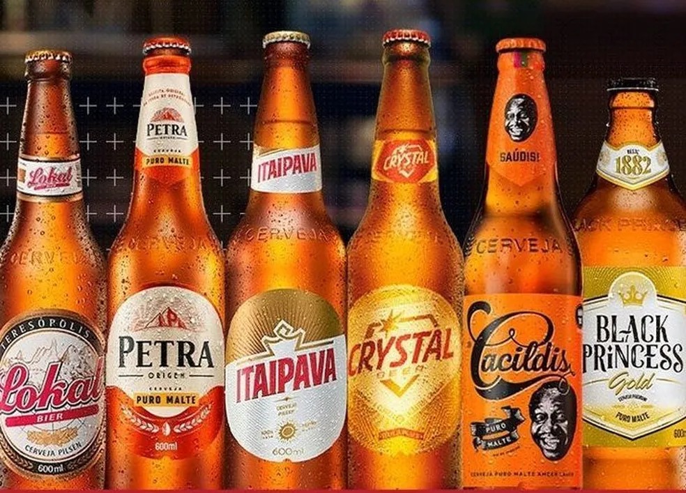 Cervejas que fazem parte do grupo Petrópolis (Reprodução: Internet)