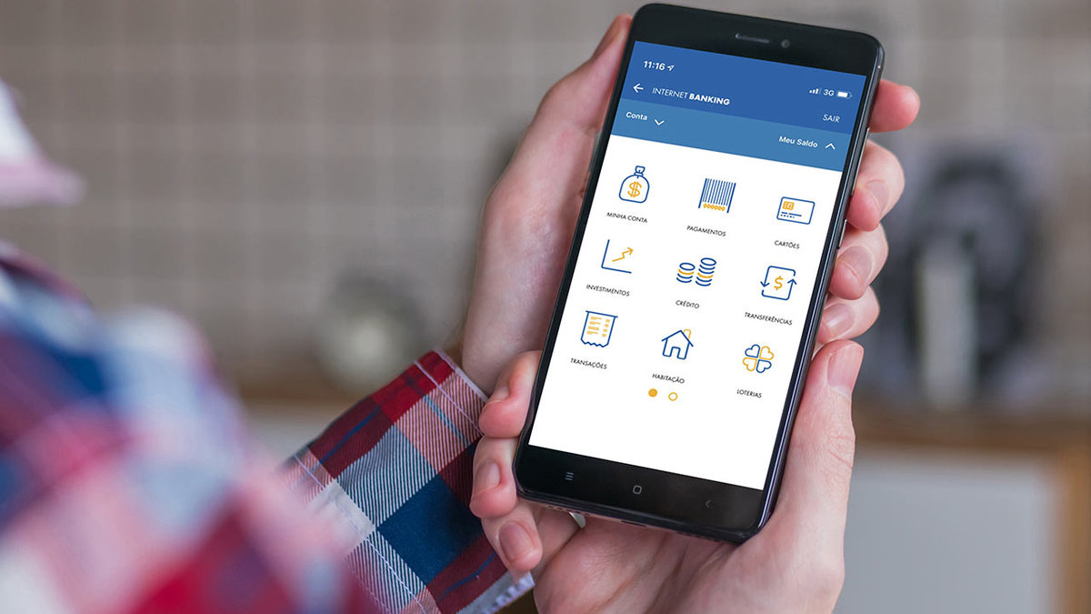 Customers can refer to information about savings and much more through the Caixa app (image reproduction/internet)