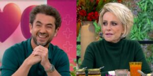 Ana Maria Braga divertiu Felipe Andreoli no 