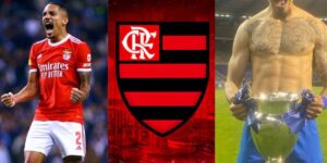 Flamengo desiste de Gilberto e vai atrás de titular da Europa (Reprodução: Montagem TV Foco)