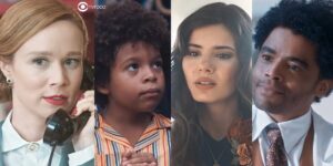 Gilda, Marcelino, Marê e Orlando em cenas de Amor Perfeito (Foto: Reprodução / Globo)