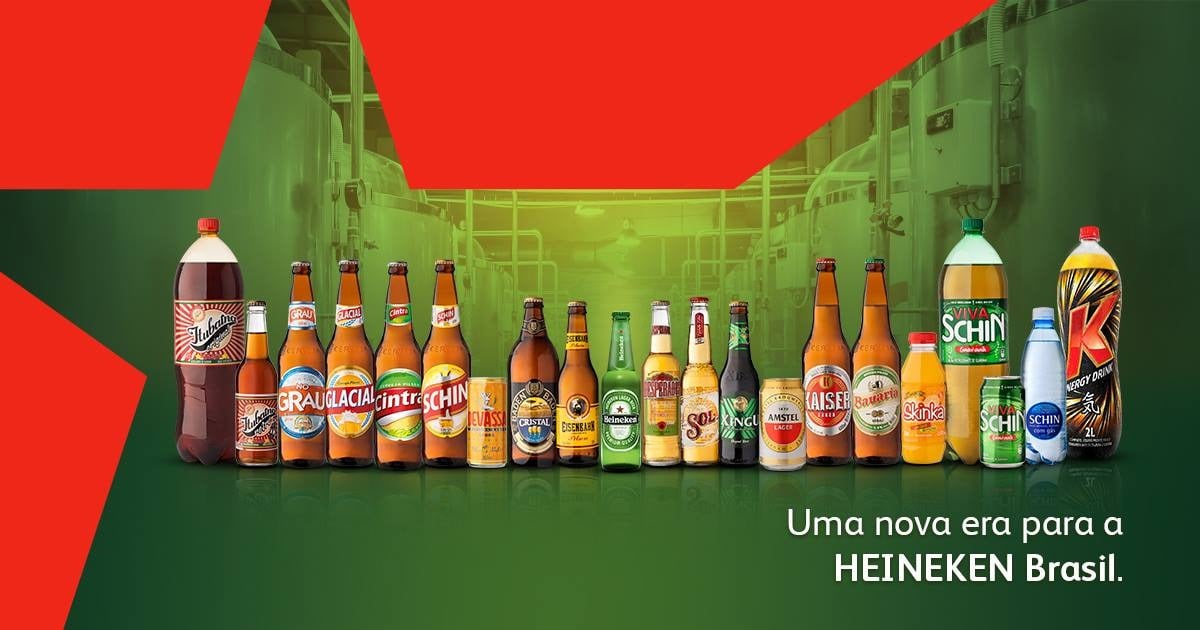 Heineken passou a ser dona da produção dessas bebidas (Reprodução: Internet)