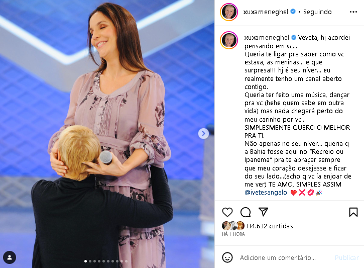 Ivete Sangalo e Xuxa Meneghel (Foto: Reprodução/ Instagram)