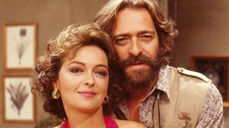 Maria Zilda Bethlem e o ator viveram alguns meses de romance durante a gravação do filme (Reprodução: Globo)