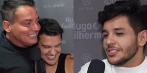 Leo Dias entrevistou Hugo e Guilherme (Foto: Reprodução / Instagram)