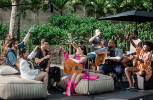 Clima de festa marca participação de Maiara & Maraisa em Vai na Fé (Foto: Bella Pinheiro / Gshow)