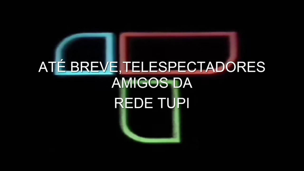 Última mensagem deixada pela Tv Tupi (Foto Reprodução/Youtube