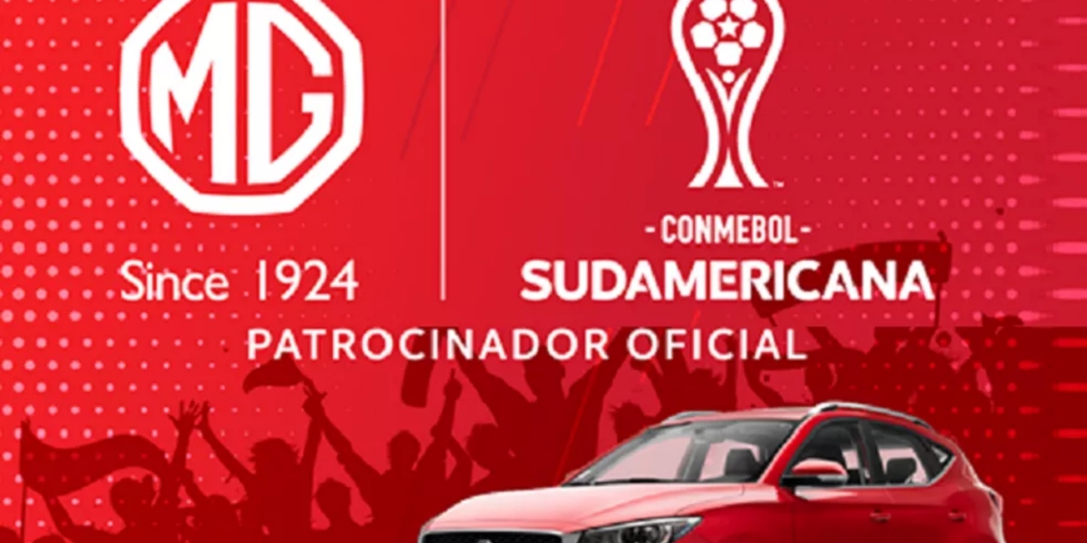 Propaganda durante a Copa Sul-Americana (Foto: Reprodução/MG Motor)