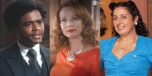 Orlando, Gilda e Ione em cenas de Amor Perfeito (Foto: Reprodução / Globo)