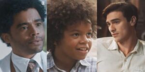 Orlando, Marcelino e Ivan em cenas de Amor Perfeito (Foto: Reprodução / Globo)