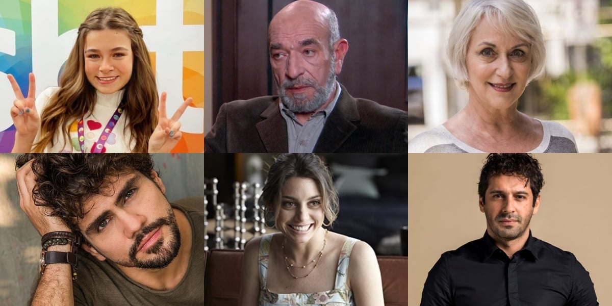 Parte do elenco de A Infância de Romeu e Julieta