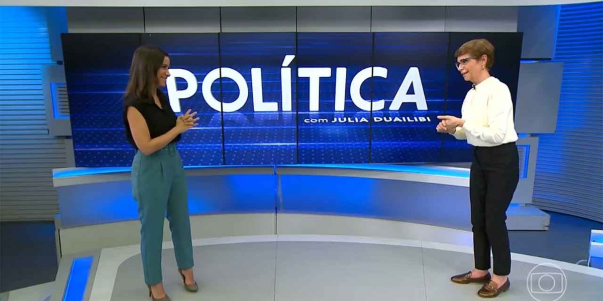 Renata Lo Prete e Julia Duailibi no jornal da Globo - Foto: Reprodução/Internet