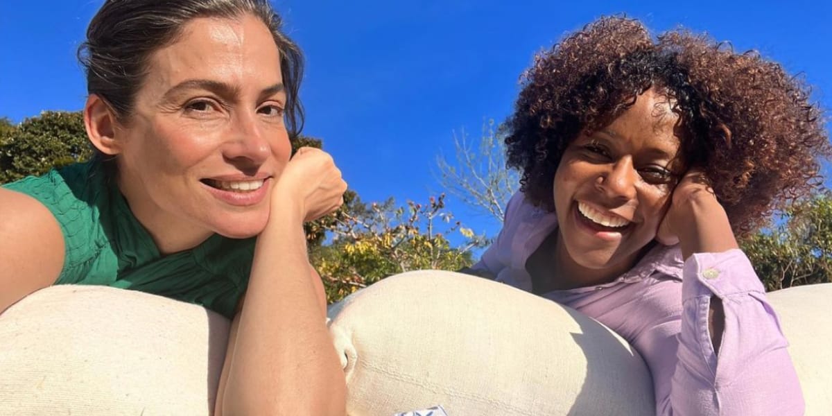 Renata Vasconcellos e Maju Coutinho se encontraram no último domingo para recarregarem as energias juntas (Reprodução: Instagram)