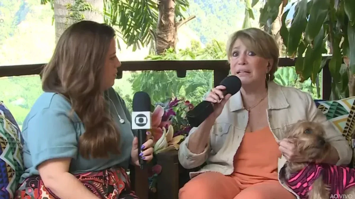 A atriz foi entrevistada por Tati Machado - Foto: Reprodução/Globo