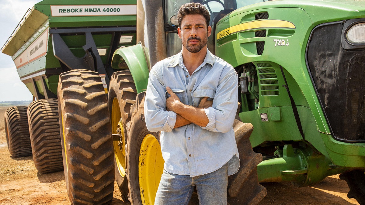 Caio (Cauã Reymond) em Terra e Paixão (Foto: Reprodução, Globo)