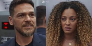 Theo e Sol em cenas de Vai na Fé (Foto: Reprodução / Globo)