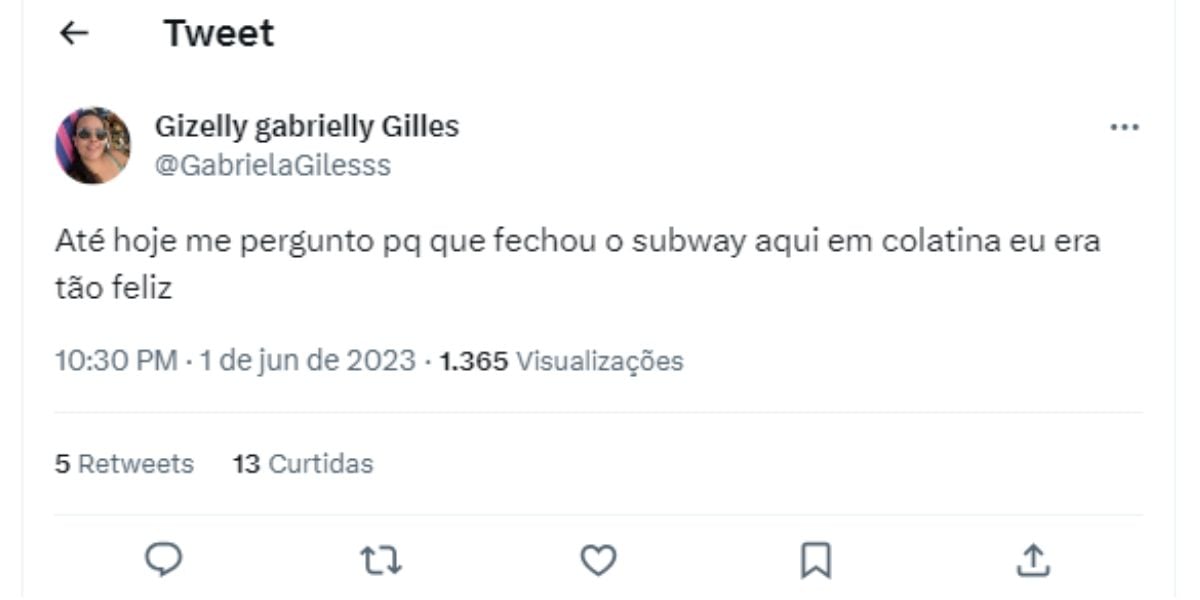 Lojas fechadas e comprado por concorrente: Subway vive mudança drástica e gera revolta nos clientes - Foto: Reprodução