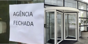 O banco não resistiu e fechou às portas (Foto: Reprodução/ Internet)