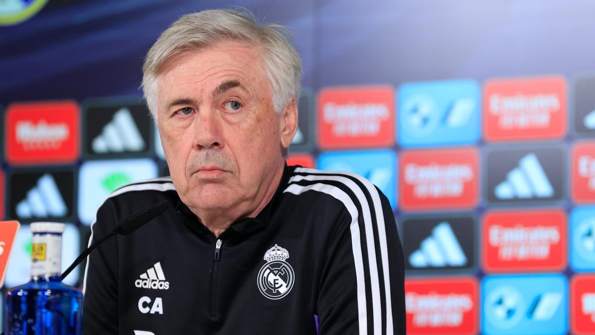 Carlo Ancelotti no comando do Real Madrid (Reprodução - Internet)