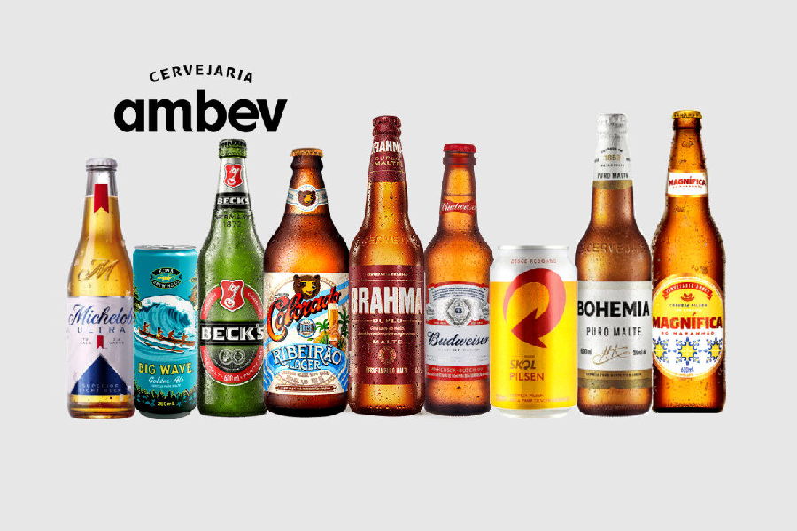 Ambev é dona de todas essas cervejas, incluindo Brahma e Skol (Foto: Reprodução/ Internet)