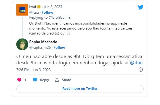 Clientes reclamam do Banco - Foto Reprodução Twitter