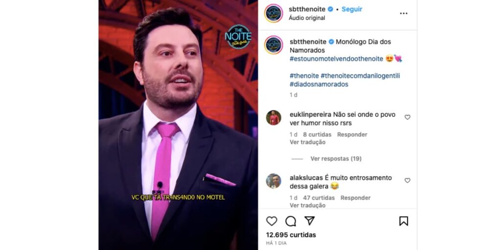 Danilo Gentili Fala Sobre Sexo No Sbt Ficar De P4u Duro Te Olhando