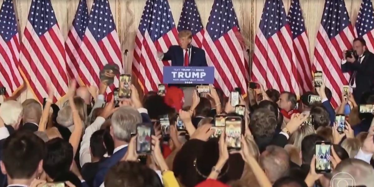 Donald Trump (Foto: Reprodução / Jornal Nacional da Globo)