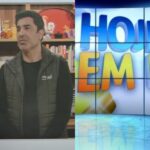 Edu Guedes e Joel Datena nos estúdios da Land e logo do Hoje em Dia (Reprodução: Montagem TV Foco)