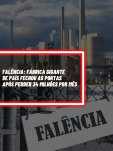 Essa é a fábrica gigante que infelizmente foi à falência (Foto - Montagem TV Foco).