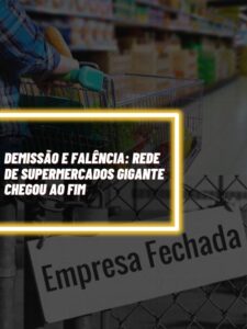 Essa é a rede de supermercados  gigante que infelizmente foi à falência (Foto - Montagem TV Foco).